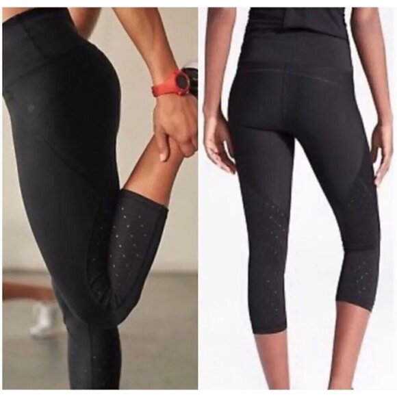 Athleta Black Sculptek TruCool Capri, Size XXS - Picture 1 of 8